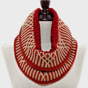Knit Infinity Snood Scarf